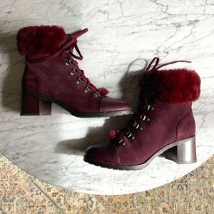 Sam Edelman Burgundy Bootie